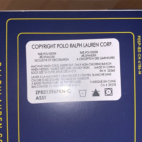 POLO RALPH LAUREN Classic Sport Cushioned 3 Pairs - Picture 7 of 7